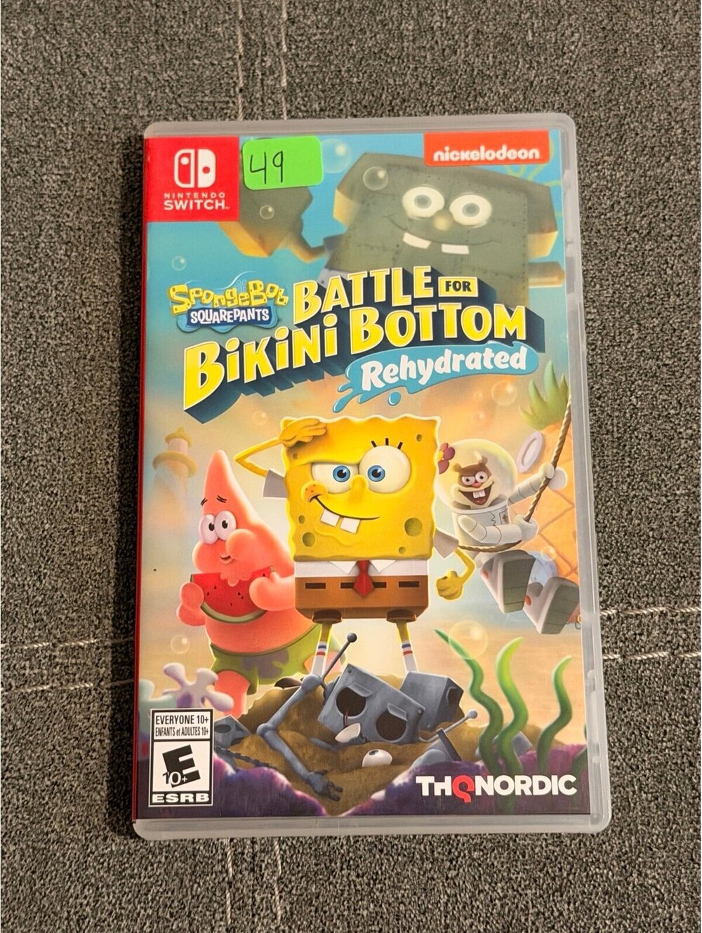 SpongeBob SquarePants Battle for Bikini Bottom Rehydrated for Nintendo Switch